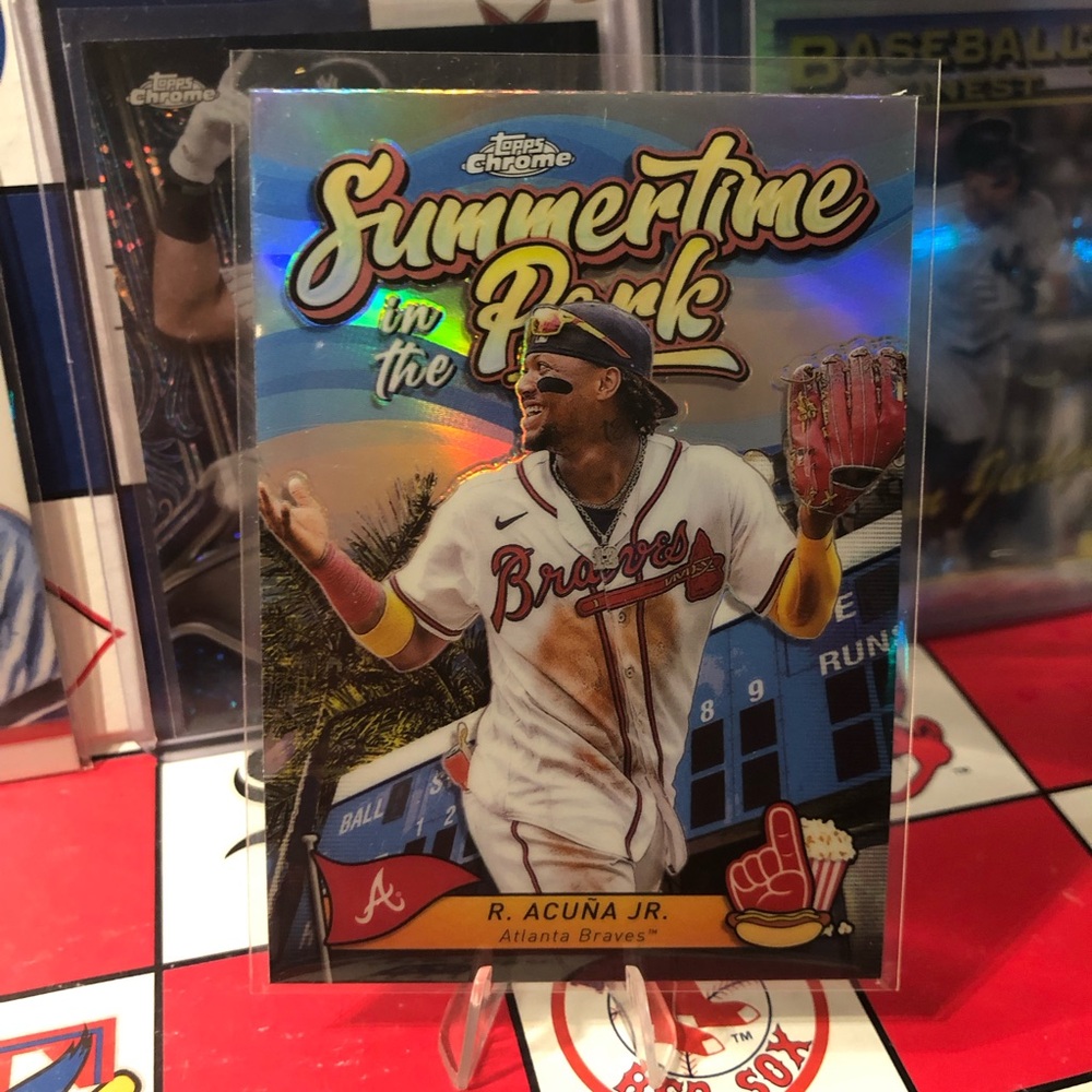 Ronald acuna jr baseball card